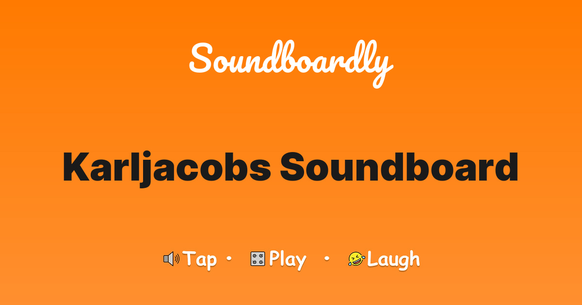 karljacobs Soundboard