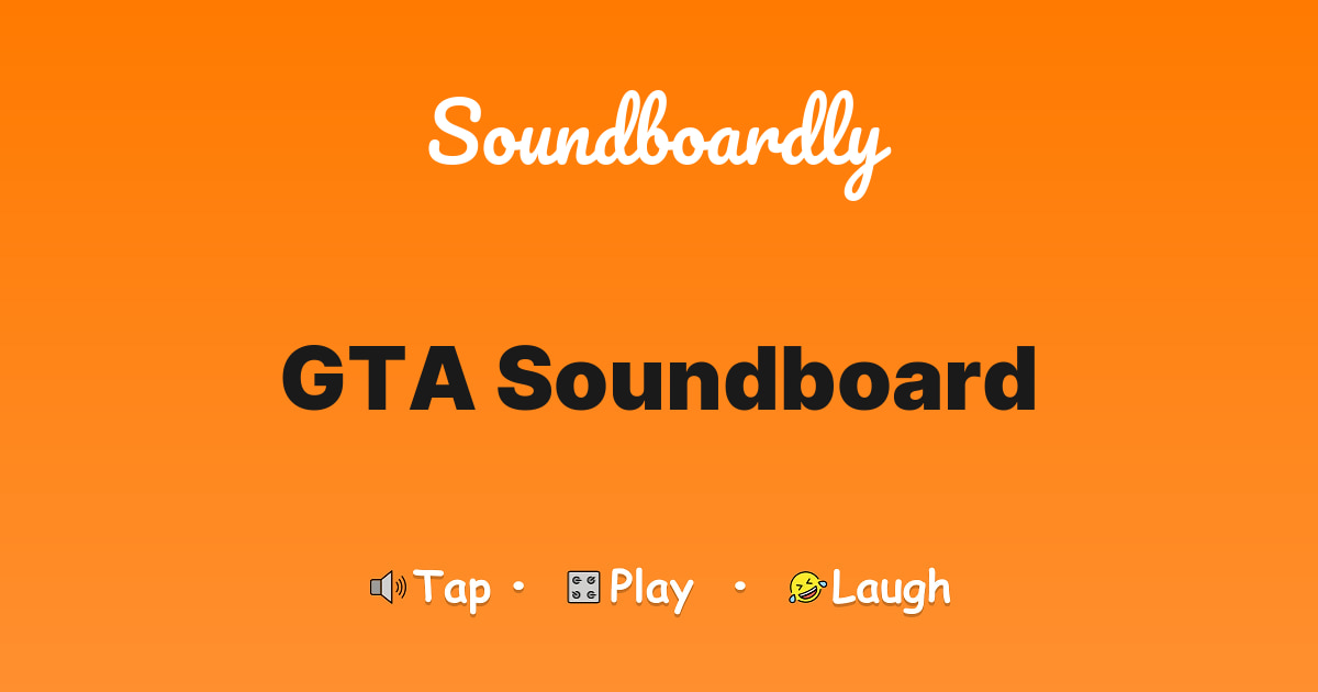 GTA Soundboard