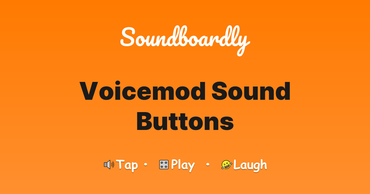 Voicemod sound buttons